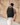 Zwarte bagga backpack voor werk en sport sfeerbeeld