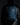 Blauwe backpack van bagga op donkere achtergrond
