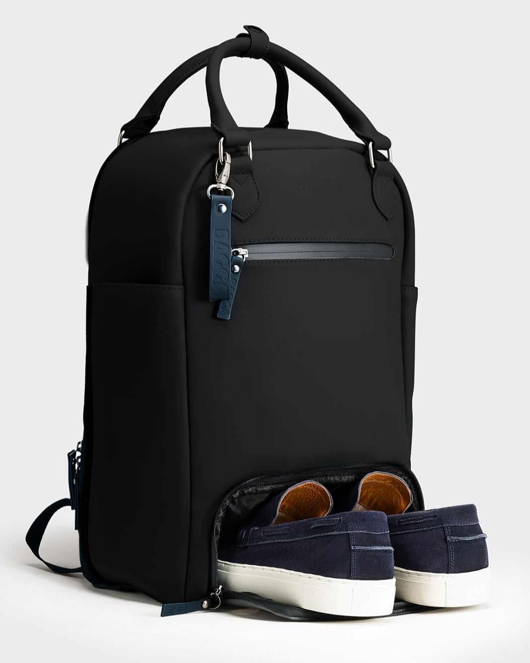 bagga leather backpack The Backpack Black