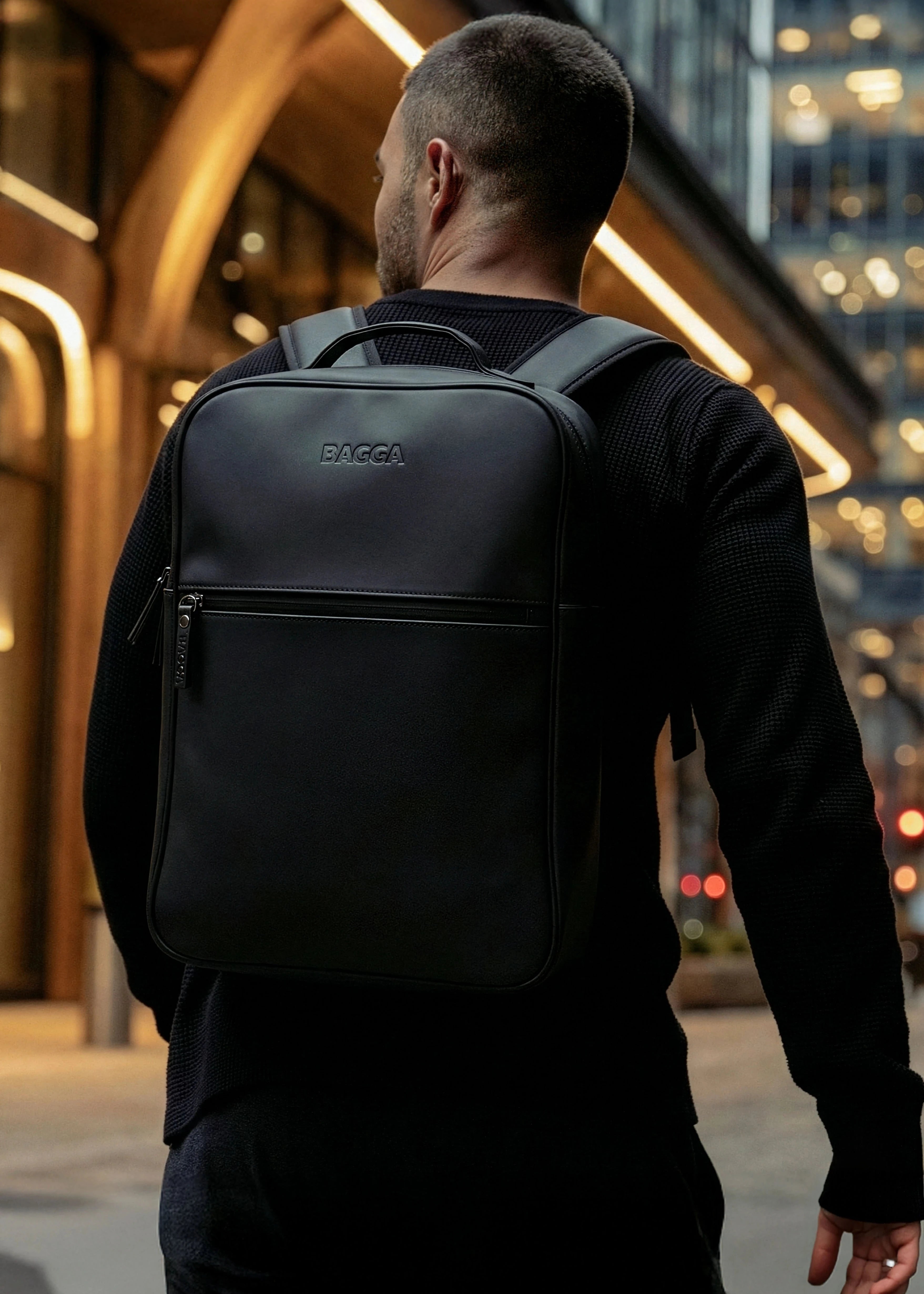 bagga leather backpack De Business Backpack – Bagga